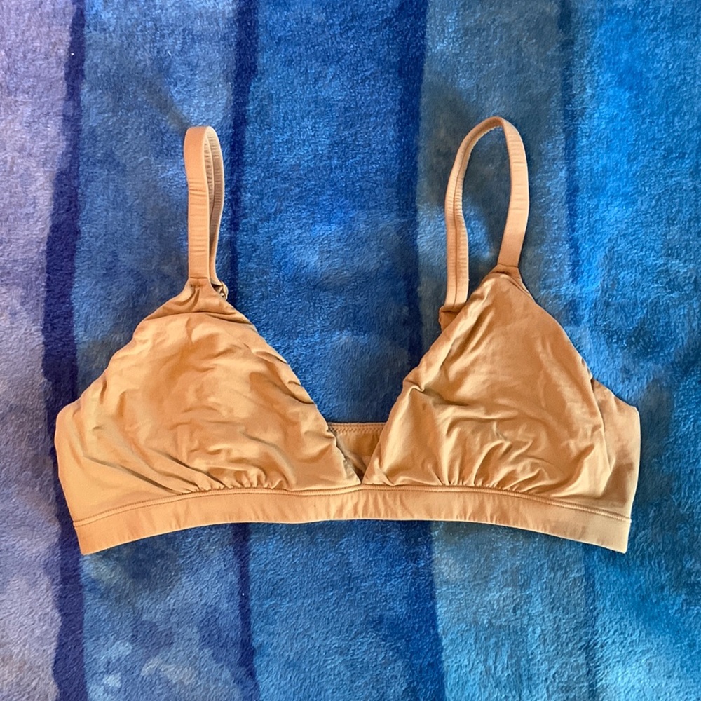 Fits Everybody Triangle Bralette in Ochre